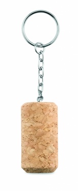 Logo trade advertising products image of: Wine cork key ring Sigulda