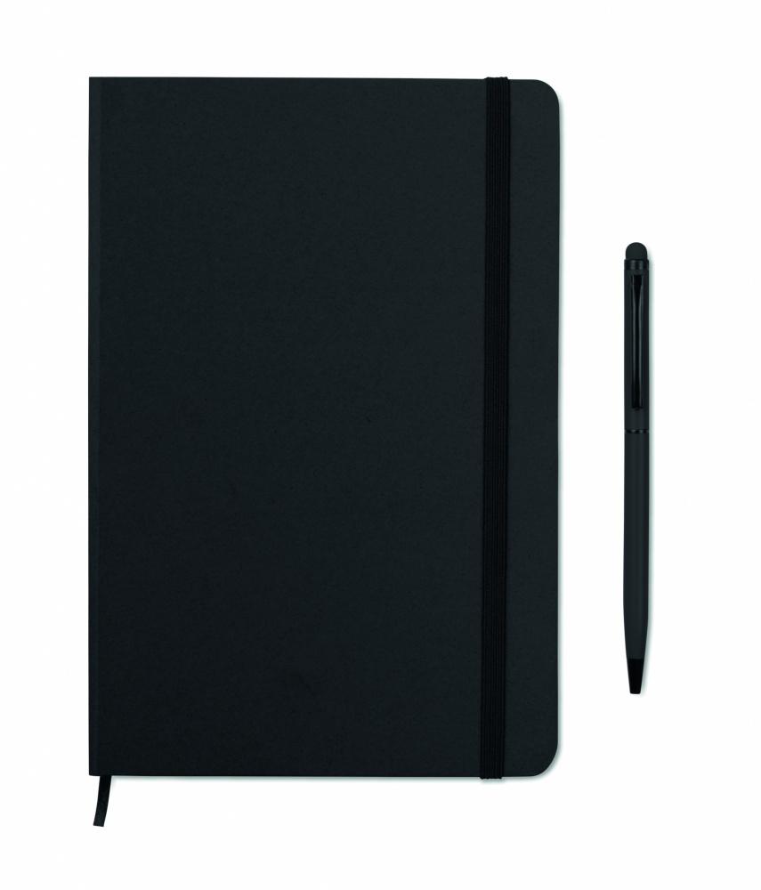 Logotrade advertising products photo of: A5 notebook w/stylus 72 lined