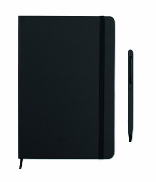 Logotrade promotional products photo of: A5 notebook w/stylus 72 lined