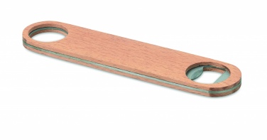 Logotrade corporate gift image of: Wooden bottle opener