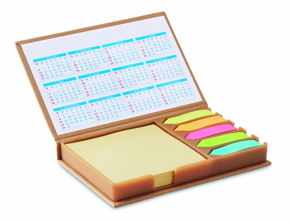 Logotrade promotional merchandise picture of: Desk memo set with calendar