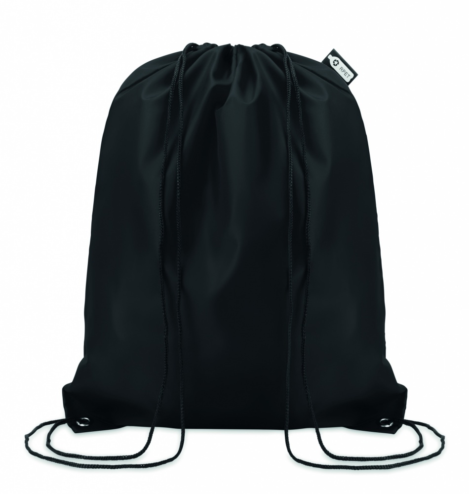 Logo trade business gift photo of: 190T RPET drawstring bag