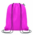 190T RPET drawstring bag, Fuchsia