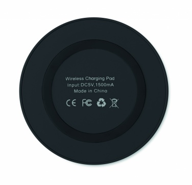 Logo trade business gifts image of: Small wireless charger 5W