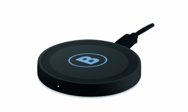 Logo trade advertising products image of: Small wireless charger 5W