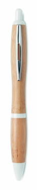 Logotrade promotional products photo of: Ball pen in ABS and bamboo