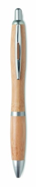 Logotrade promotional product picture of: Ball pen in ABS and bamboo