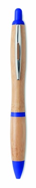 Logo trade promotional giveaways picture of: Ball pen in ABS and bamboo