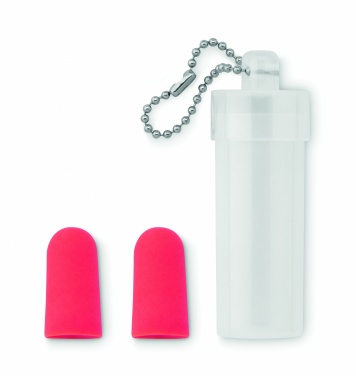 Logo trade advertising product photo of: Earplug set in plastic tube