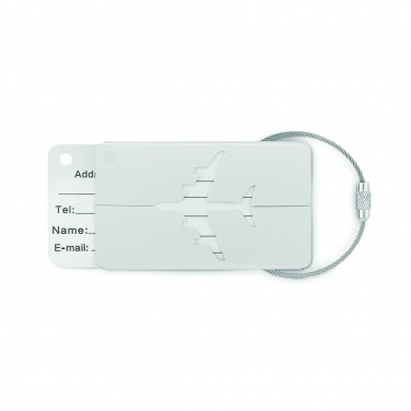 Logotrade promotional item picture of: Aluminium luggage tag