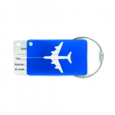 Logotrade advertising products photo of: Aluminium luggage tag