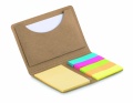 Card holder with memo set, Beige