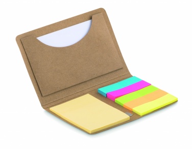 Logotrade corporate gift image of: Card holder with memo set