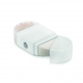 Sharpener and eraser, White