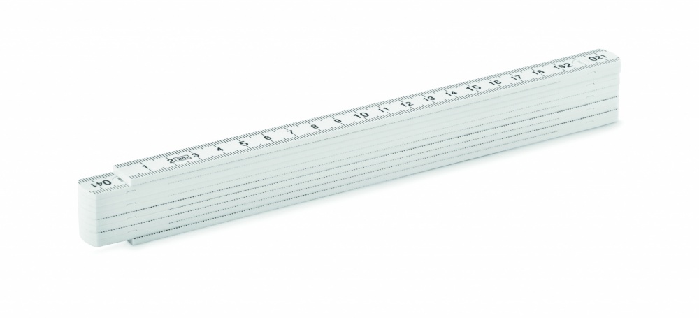 Logo trade promotional products image of: Folding ruler 2m