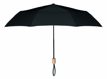 Logo trade corporate gift photo of: 21 inch RPET foldable umbrella