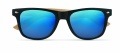 Sunglasses with bamboo arms, Blue