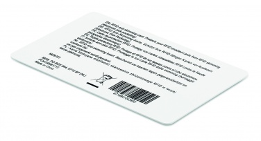 Logo trade promotional gift photo of: RFID Anti-skimming card