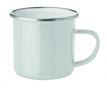 Logo trade advertising product photo of: Metal mug with enamel layer