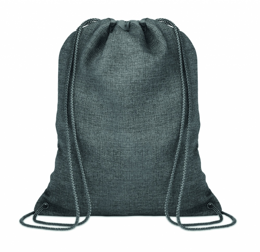 Logotrade promotional item picture of: 1200D heathered drawstring bag