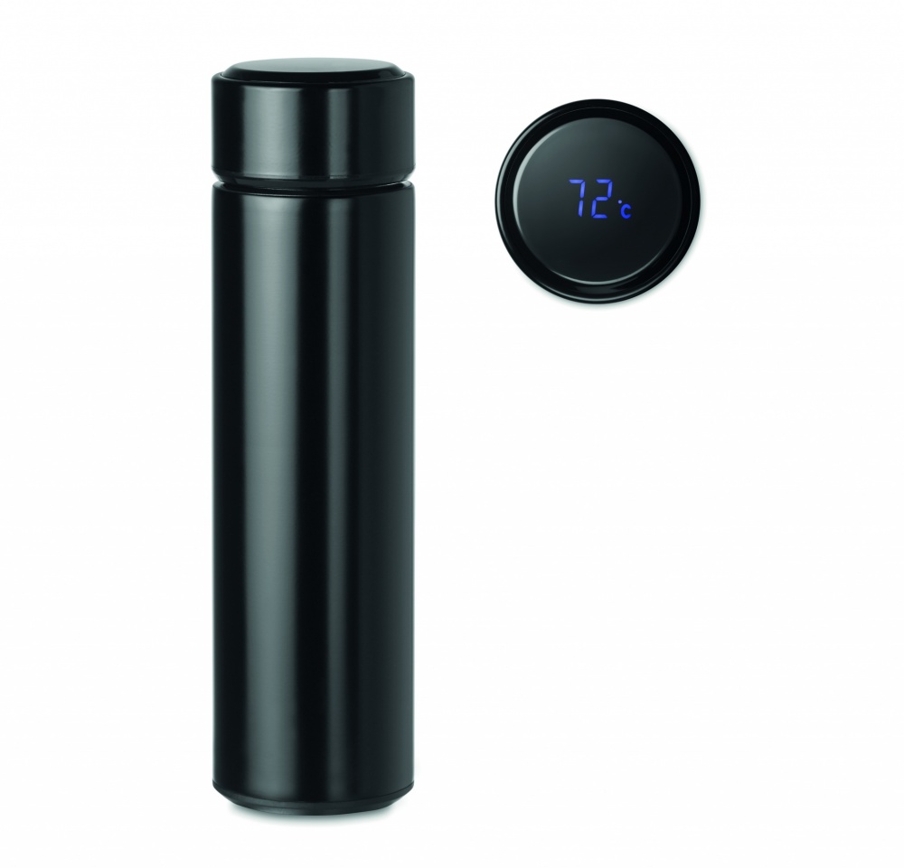 Logo trade promotional products picture of: Bottle with touch thermometer