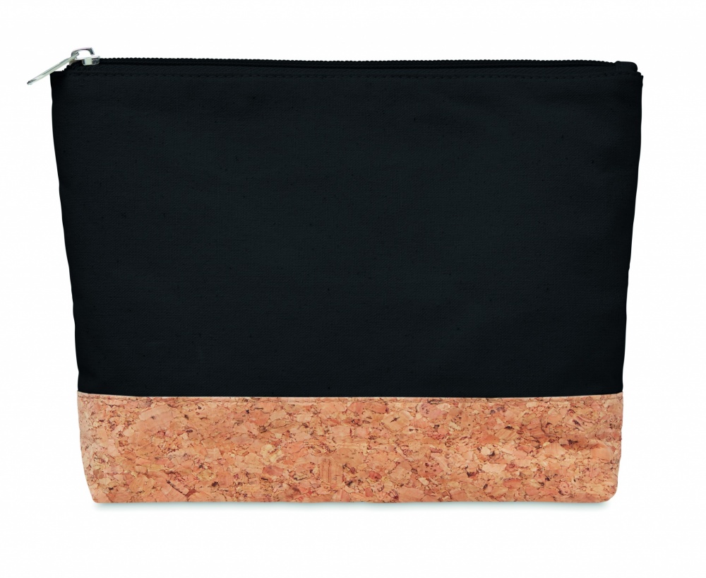 Logotrade corporate gift image of: Cork & cotton cosmetic bag