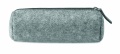 Felt zippered pencil case, Grey