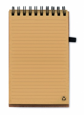 Logotrade promotional gift picture of: A6 Cork notepad with pen