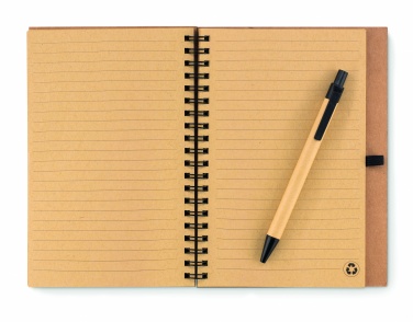 Logotrade promotional merchandise photo of: Cork notebook with pen