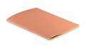 A5 recycled notebook 80 plain, Beige