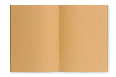 Logo trade promotional merchandise photo of: A6 recycled notebook 80 plain