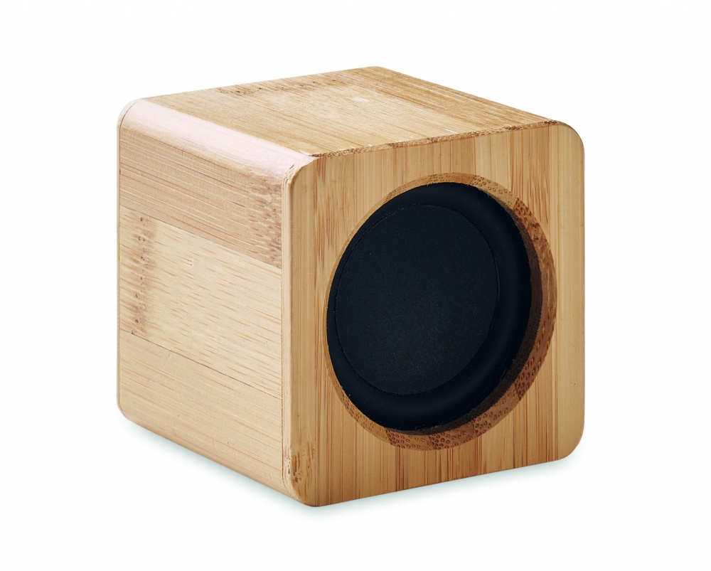 Logotrade advertising product picture of: Bamboo wireless speaker