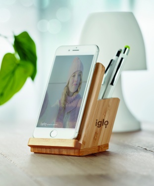 Logo trade promotional giveaways picture of: Wireless charger pen holder 5W BAICOI