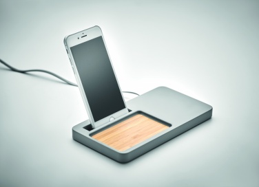 Logo trade promotional gift photo of: Wireless charging organizer10W