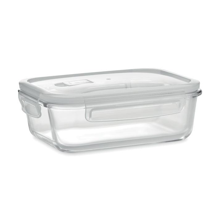 Logo trade promotional gifts picture of: Glass lunchbox & PP lid 900ml