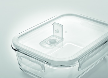 Logo trade corporate gifts picture of: Glass lunchbox & PP lid 900ml