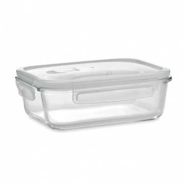 Logotrade promotional giveaways photo of: Glass lunchbox & PP lid 900ml