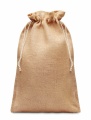 Large jute gift bag 30x47 cm, Beige