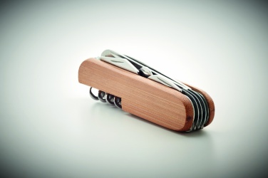 Logotrade promotional item image of: Multi tool pocket knife bamboo