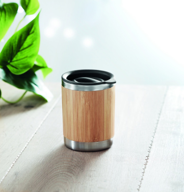 Logotrade promotional item picture of: Tumbler in bamboo cover 250ml