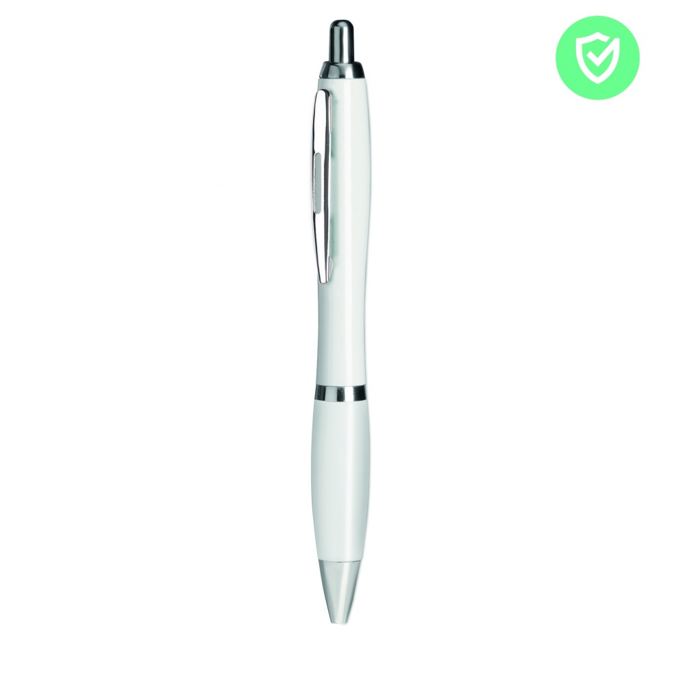 Logo trade promotional items image of: Pen with antibacterial barrel