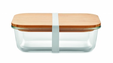 Logotrade promotional giveaway image of: Glass lunchbox with bamboo lid