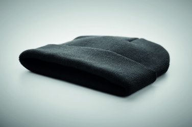 Logotrade corporate gift image of: Beanie in RPET with cuff