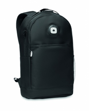 Logo trade corporate gifts picture of: Backpack in RPET & COB light