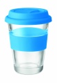 Glass tumbler 350 ml, Blue