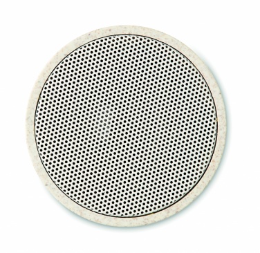 Logo trade promotional items image of: 3W speaker in wheat straw/ABS