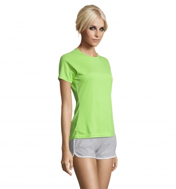 Logo trade promotional merchandise picture of: SPORTY WOMEN T-SHIRT POLYES