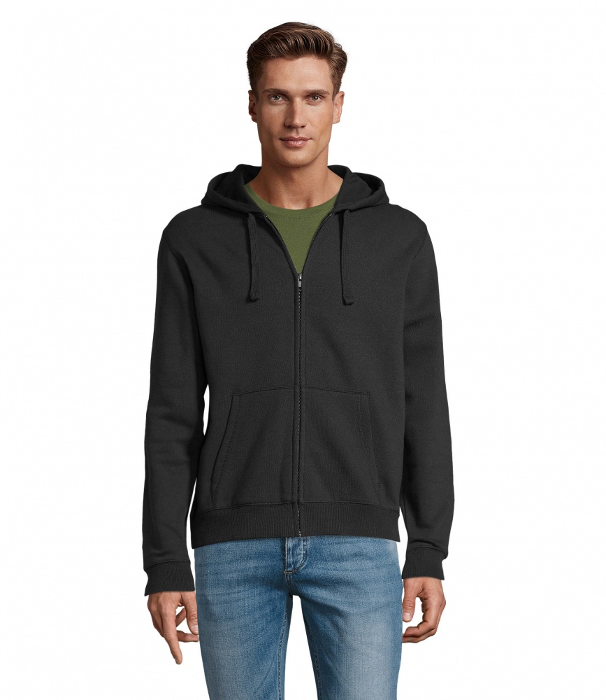 Logotrade promotional item image of: SPIKE MEN ZIP HOODIE SWEAT