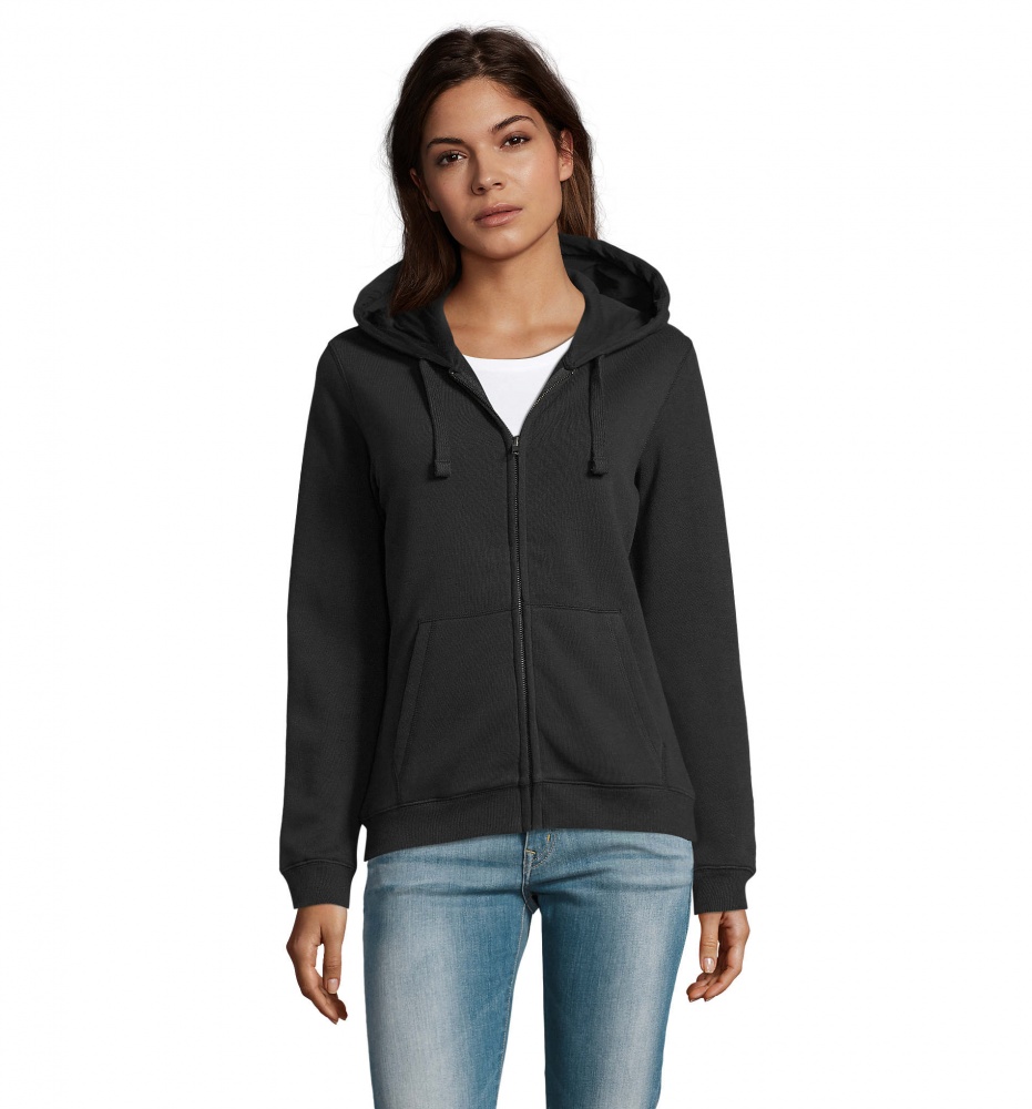 Logotrade promotional items photo of: SPIKE WOMEN ZIP HOOD SWEAT