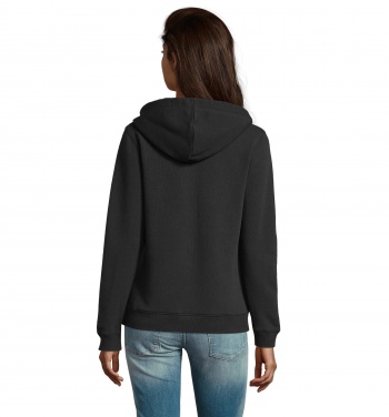 Logotrade promotional item picture of: SPIKE WOMEN ZIP HOOD SWEAT